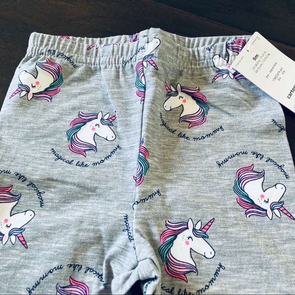Carter’s Baby Girl Leggings Bundle, 3 Count - Picture 12 of 13